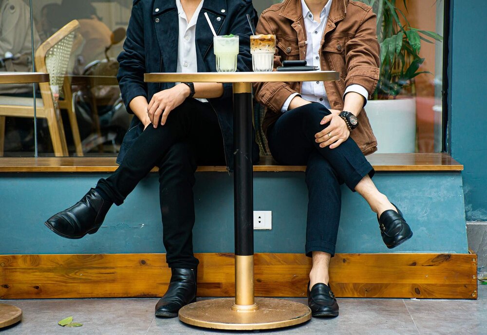 Paar im Cafe